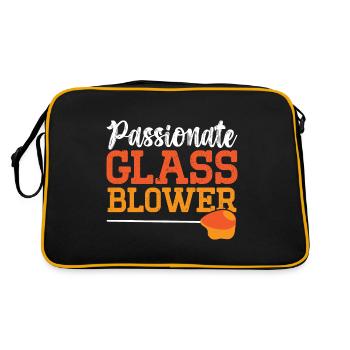 Souffleurs de verre passionnés Souffleurs de verre - Sac Retro - noir/or - Dos