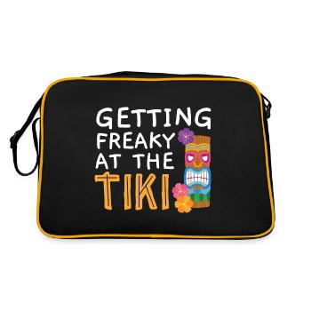 Go crazy at the Tiki Luau Party Tiki Bar - Retro Bag - black/gold - Back