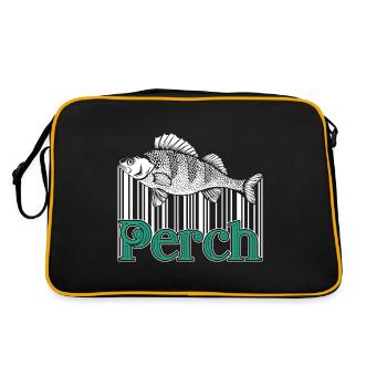 Perch Perch Vintage - Retro Bag - black/gold - Back