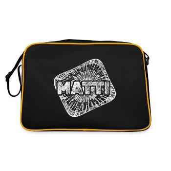 Poussière d’étoile Matti - Sac Retro - noir/or - Dos