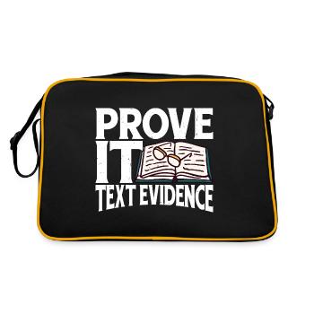 Prove It, Text Evidence 37 - Retro Bag - black/gold - Back