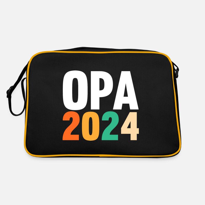 Werdender Opa 2037 Retro Tasche