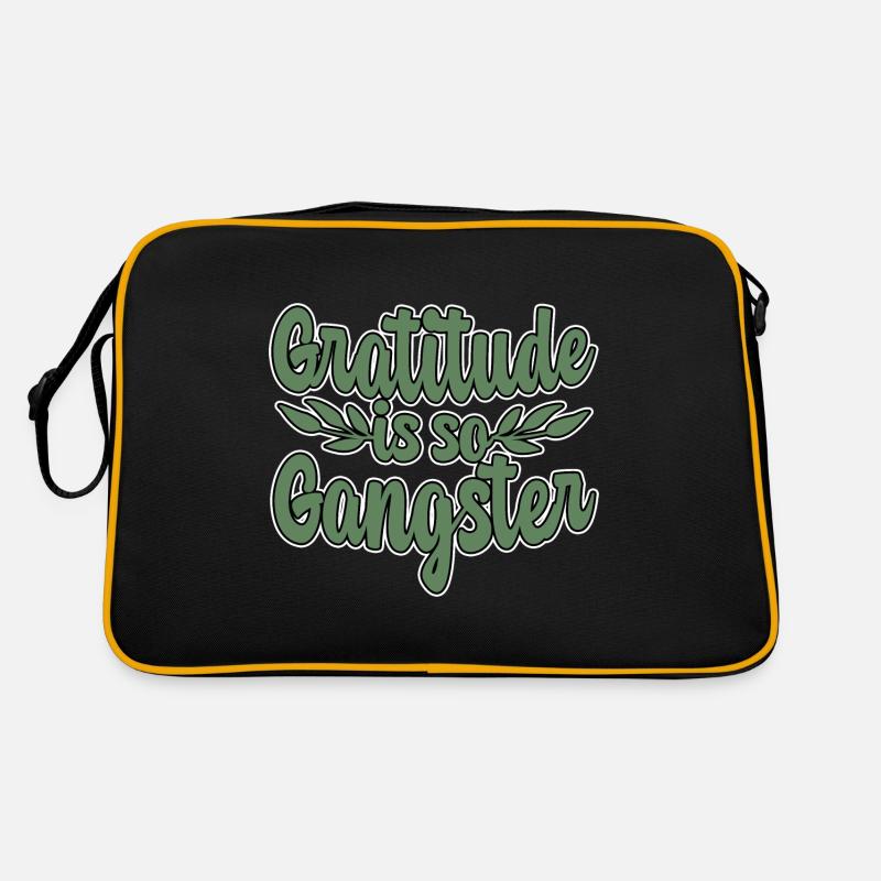 Gratitude Is So Gangster 4 Retro Bag