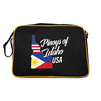Les Philippins de l’Idaho conçoivent pour Proud Fil-Ams - Sac Retro - noir/or - Dos