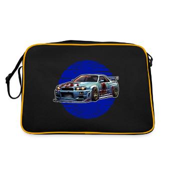 Jdm Halloween edition / Tuning Mechanic Costume - Retro Bag - black/gold - Back
