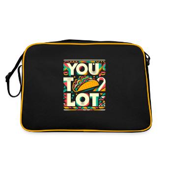 vous tacos lot 5 - Sac Retro - noir/or - Dos