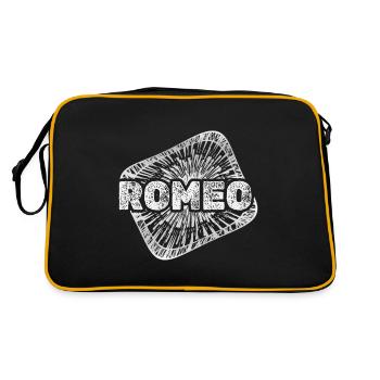 Roméo en tant que poussière d’étoiles - Sac Retro - noir/or - Dos