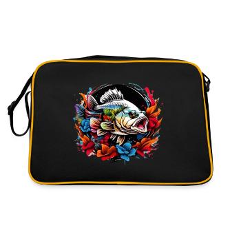 Poisson bar - Sac Retro - noir/or - Dos