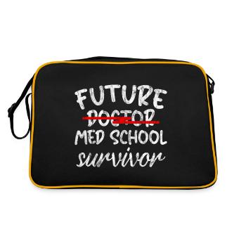 Survivant de l’école de médecine du futur 3 - Sac Retro - noir/or - Dos