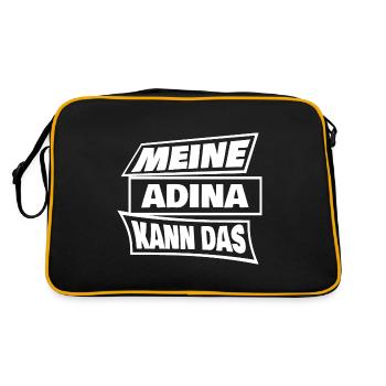 Cadeau pour Adina - Sac Retro - noir/or - Dos