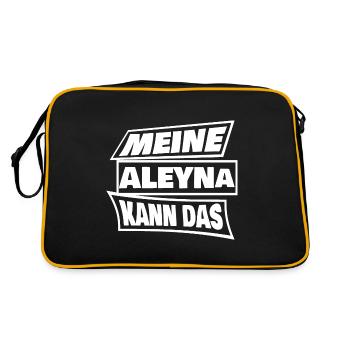 Aleyna - Sac Retro - noir/or - Dos