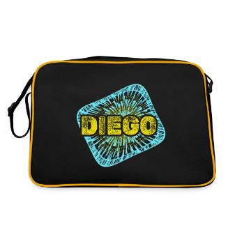 Diego as leisure time - Retro Bag - black/gold - Back