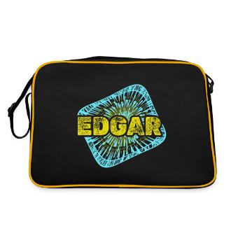 Edgar - Sac Retro - noir/or - Dos