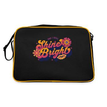 Old People Retirement Retired Proud Age - Retro Bag - black/gold - Back