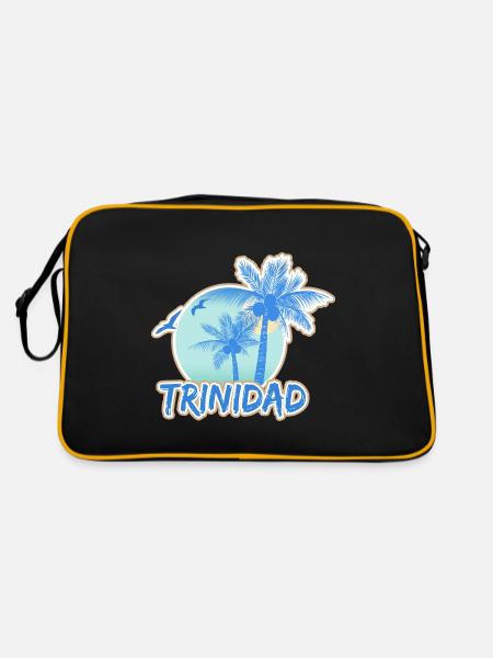 Trinidad - Sac Retro - noir/or - Dos