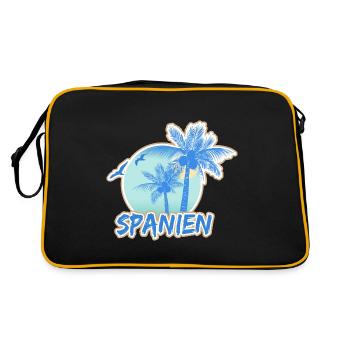 Spain - Retro Bag - black/gold - Back