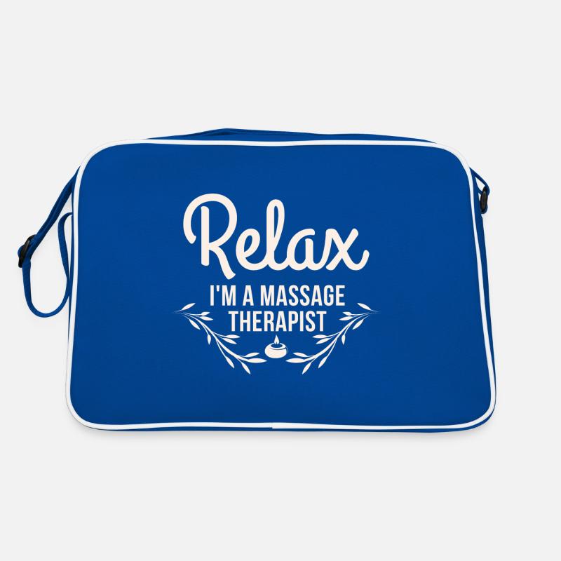 Relax I'm A Massage Therapist - Massage therapist Retro Bag