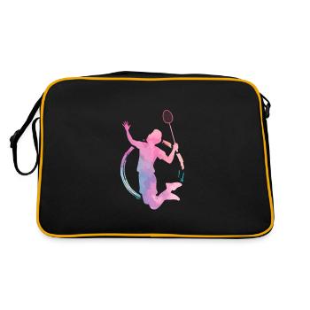 Passe-temps de badminton - Sac Retro - noir/or - Dos