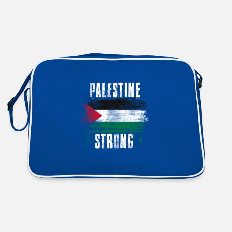 Palestine Strong Distressed Graffiti Flag Retro Bag