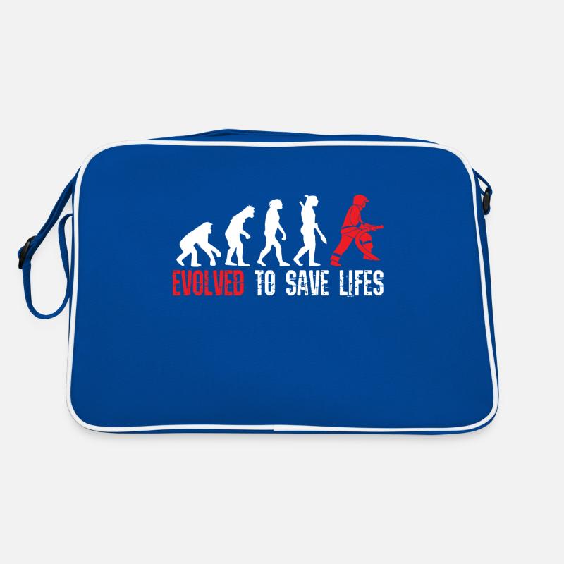 Firefighters save lives gift Retro Bag