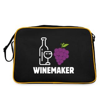 Vignerons Vignobles alcoolisés Profession Pacemaker Winer - Sac Retro - noir/or - Dos