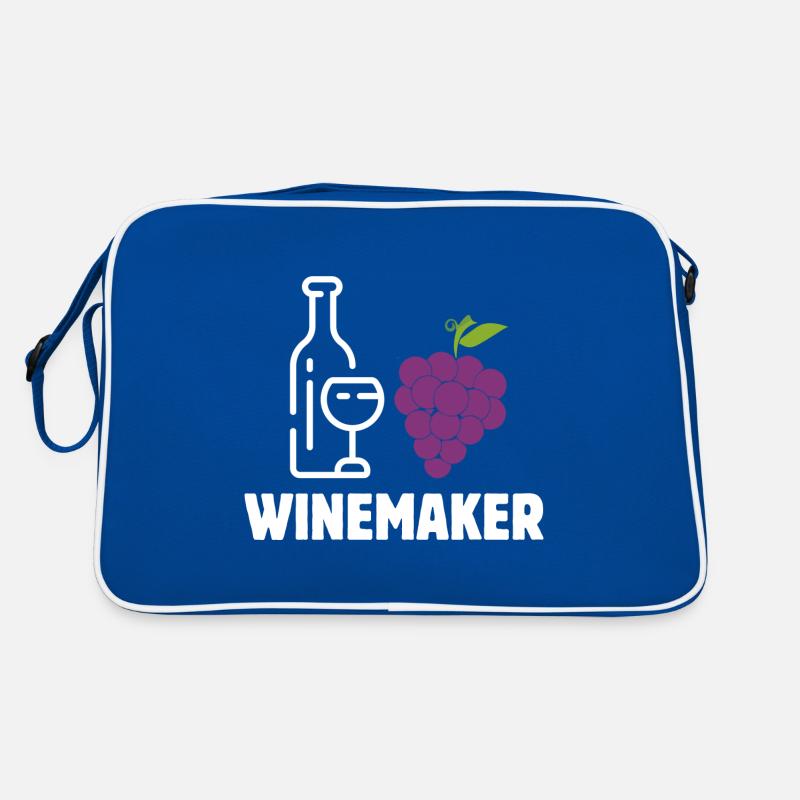Winemaker Alcoholic Winery Profession Pacemaker Winer Retro Bag