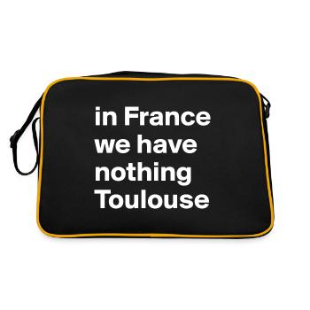 Toulouse City in France - Sac Retro - noir/or - Dos