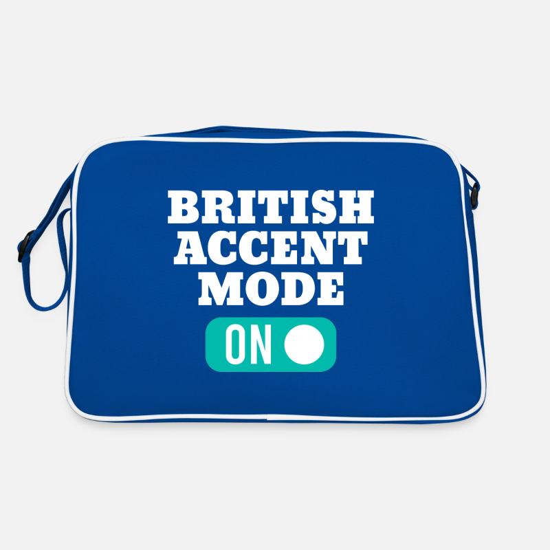 Britischer Akzent-Modus bei muttersprachlichen Eng Retro Tasche
