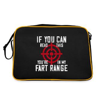 Pet Range Spiritosa Pernacchia Drôle de blague - Sac Retro - noir/or - Dos