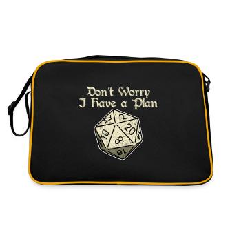 Ne vous inquiétez pas, j’ai un plan 20 Sides Dice Dungeons - Sac Retro - noir/or - Dos