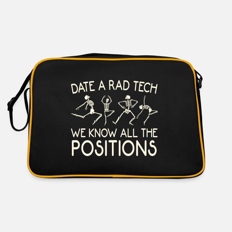 Date A Rad Tech Nous connaissons toutes les positions drôles Sac Retro