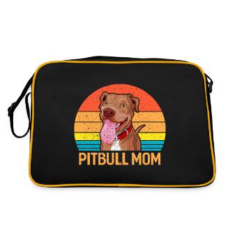 Pitbull - Sac Retro - noir/or - Dos
