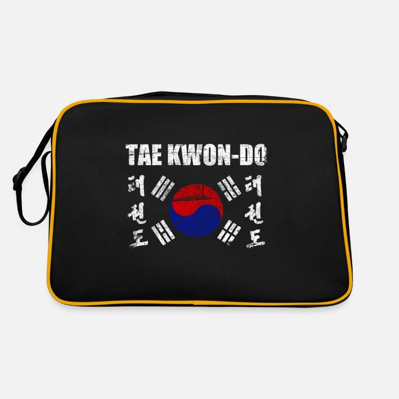 Tae Kwon Do Taekwondo Kampfkunst Korea Vintage Retro Tasche