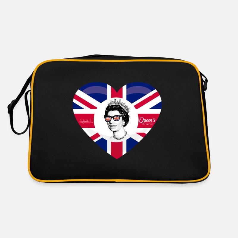 British Queen Monarchy Platinum Jubilee 70th yr Retro Bag
