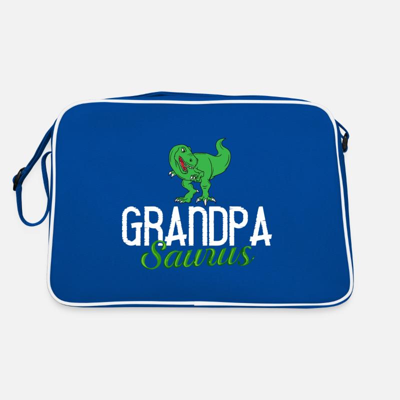 Opa Dinosaurier Großvater Saurus Opasaurus Retro Tasche