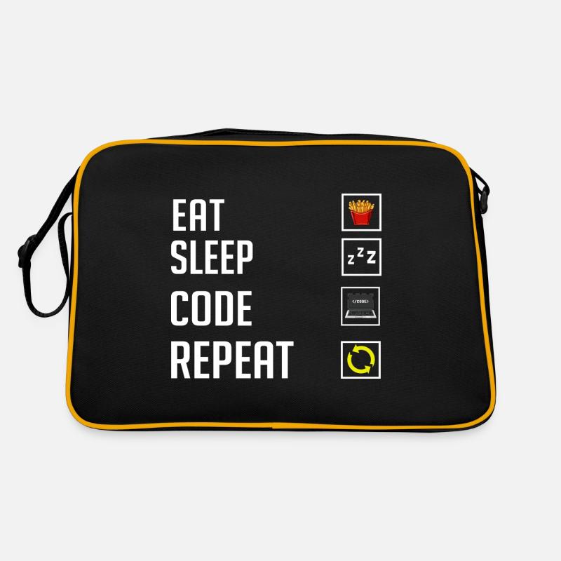 Programmierer Programmieren Computerentwickler Pc Retro Tasche