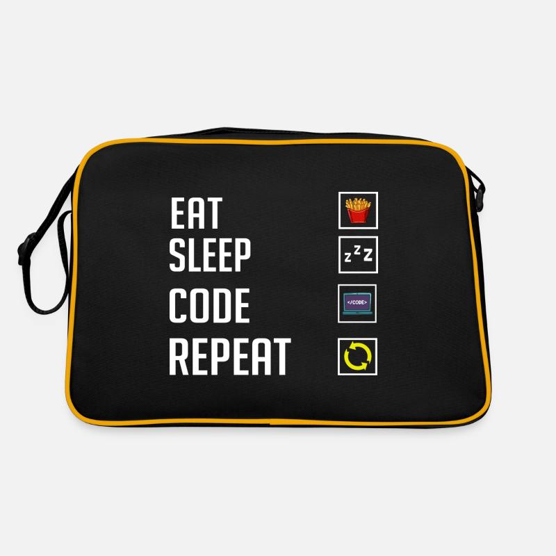 Programmierer Programmieren Computerentwickler Pc Retro Tasche