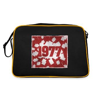Né en 1977 - Sac Retro - noir/or - Dos