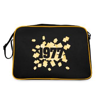 Né en 1977 - Sac Retro - noir/or - Dos