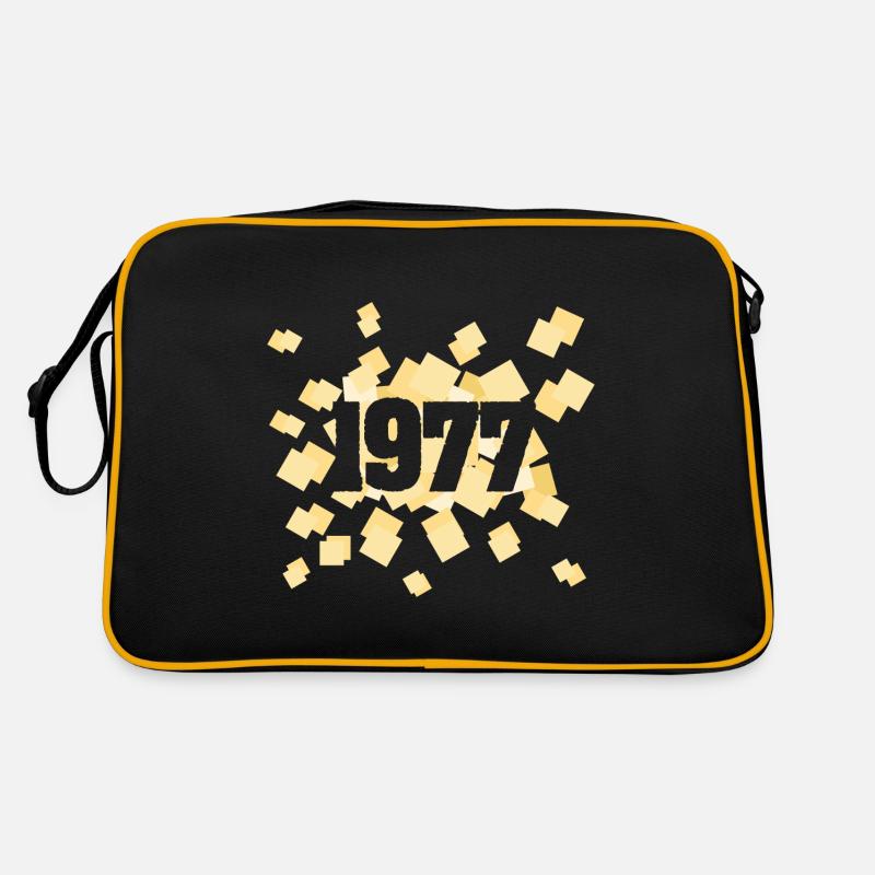 Né en 1977 - Sac Retro - noir/or
