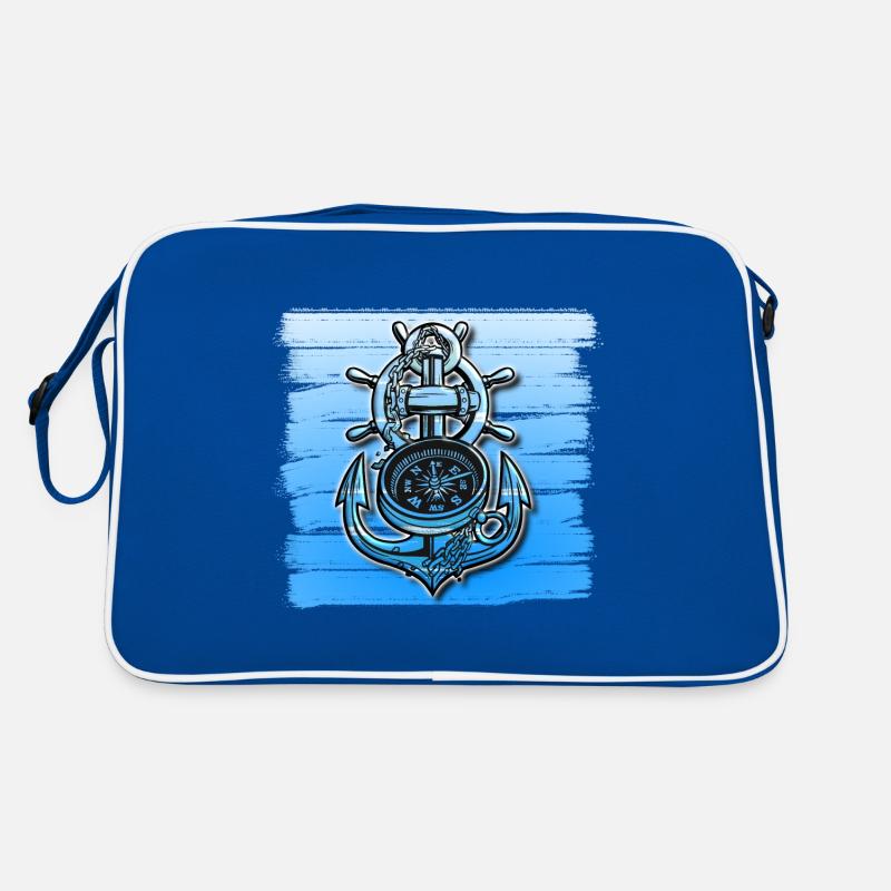 Anker Design Schiff Boot Seefahrt Maritim Retro Tasche