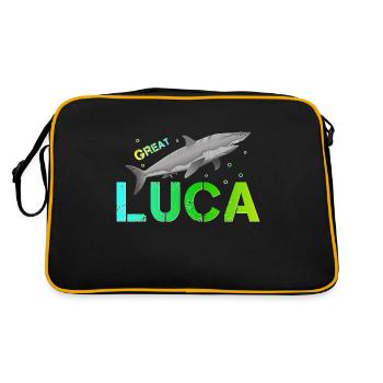Luca Name Luca - Retro Bag - black/gold - Back