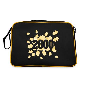 Né en 2000 - Sac Retro - noir/or - Dos