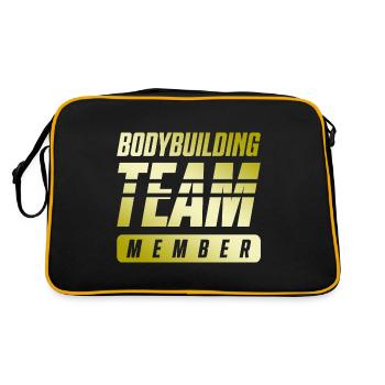 Équipe de musculation - Sac Retro - noir/or - Dos