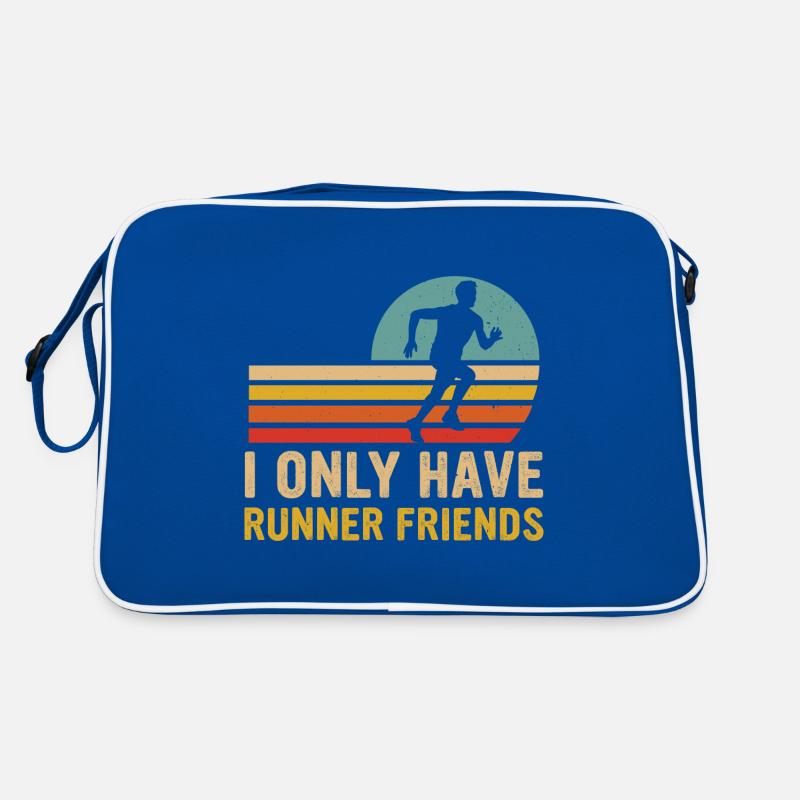 Jogging Saying for Running - Runners Retro Bag