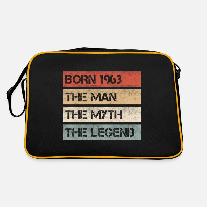 Man Myth Legend 1963 60th Birthday Gift Retro Bag