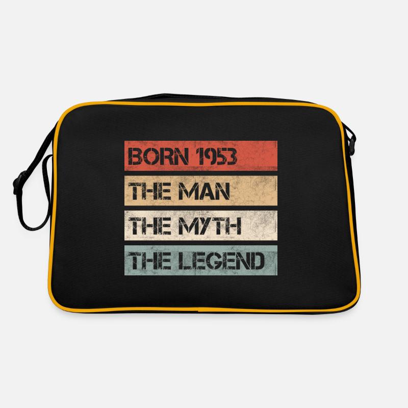 Mann Mythos Legende 1953 70. Geburtstag Geschenk Retro Tasche
