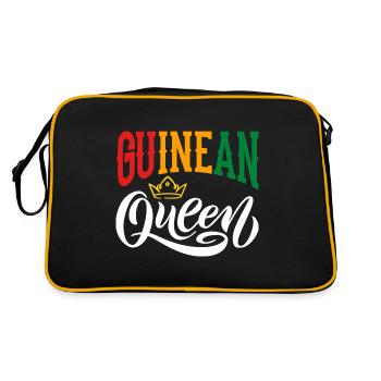 Reine de Guinée Guinée Drapeau de Guinée - Sac Retro - noir/or - Dos