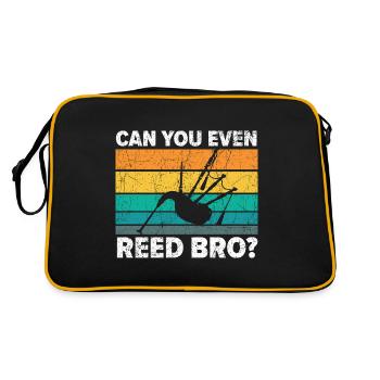 Can you blow at all, brother? Instrument Mus - Retro Bag - black/gold - Back