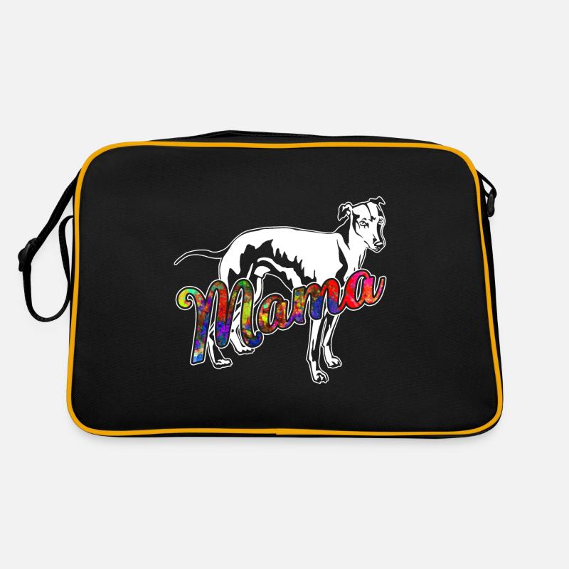 Whippet Whippet Mama - Retro Bag - black/gold